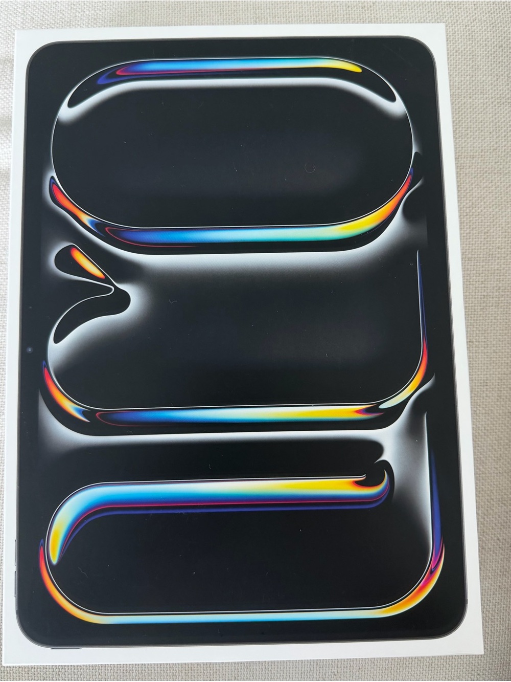 Apple iPad Pro 11 inch - EMPTY BOX Black with Rainbow Accent